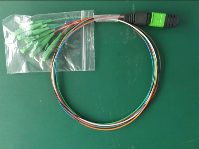 MTP মডিউল ক্যাসেট FTTH ফাইবার অপটিক প্যাচ প্যানেল APC UPC 12 / 24 কোর 0