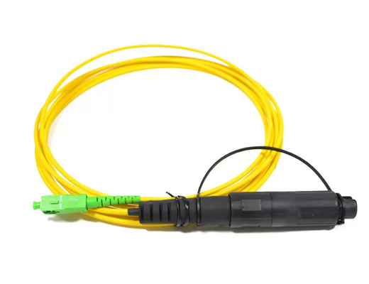 G657A1 H Connector SC APC SM Fiber Optic Patch Cords 4.6mm