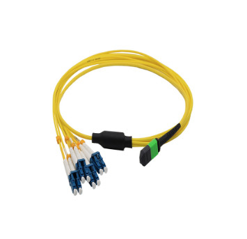 MPO / MTP - LC Fiber Optic Trunk Patch Cord LSZH / PVC