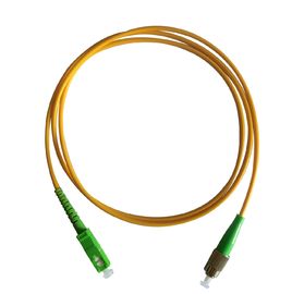 High dense connection, easy for operation SC APC Fiber Optic Patch Cord for FTTX + LAN