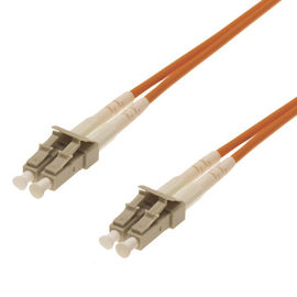 LC Single Mode Or Multi Mode LC Fiber Optic Connector UL-rated Plastic Housing And Boot
