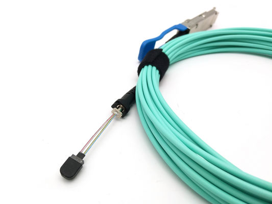 12.3 GHz OM3 QSFP+ To QSFP+ AOC Active Optical Cable