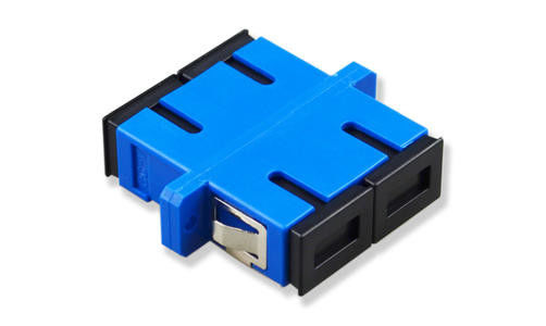 Single Mode SC APC Flangeless Fiber Optic Cable Adapter