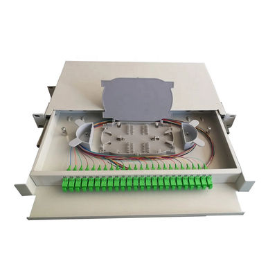FTTH 96 Port Metal 19 Inch Fiber Optic Terminal Box