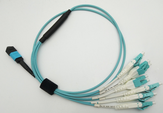 40g 8 Cores MPO-LC Uniboot Fiber Optic Jumper