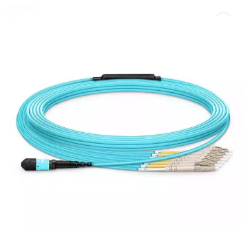 8-24 ফাইবার MTP-12 LC/SC/FC/ST OM3 50/125 MM US Conec MTP এলিট ব্রেকআউট কেবল