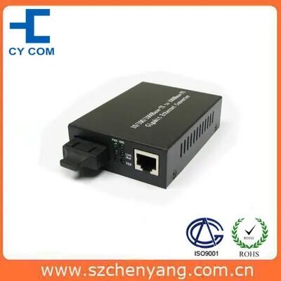 গুণমান ফাইবার অপটিক মিডিয়া কনভার্টার (10/100/1000Base-Tx থেকে 1000Base-SX 850nm মাল্টি মোড 220/550M) কারখানা