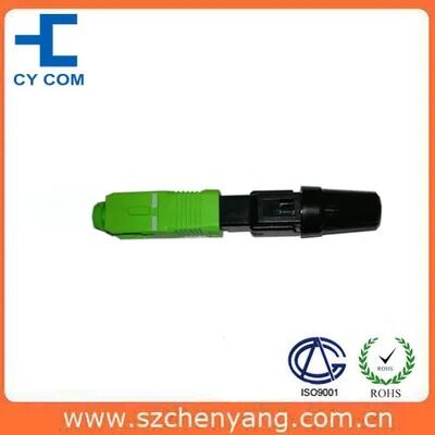 গুণমান ফাইবার অপটিক ফাস্ট কানেক্টর (এসসি/এপিসি, প্রি-পোলিশ, মেটাল গ্রুভ) কারখানা